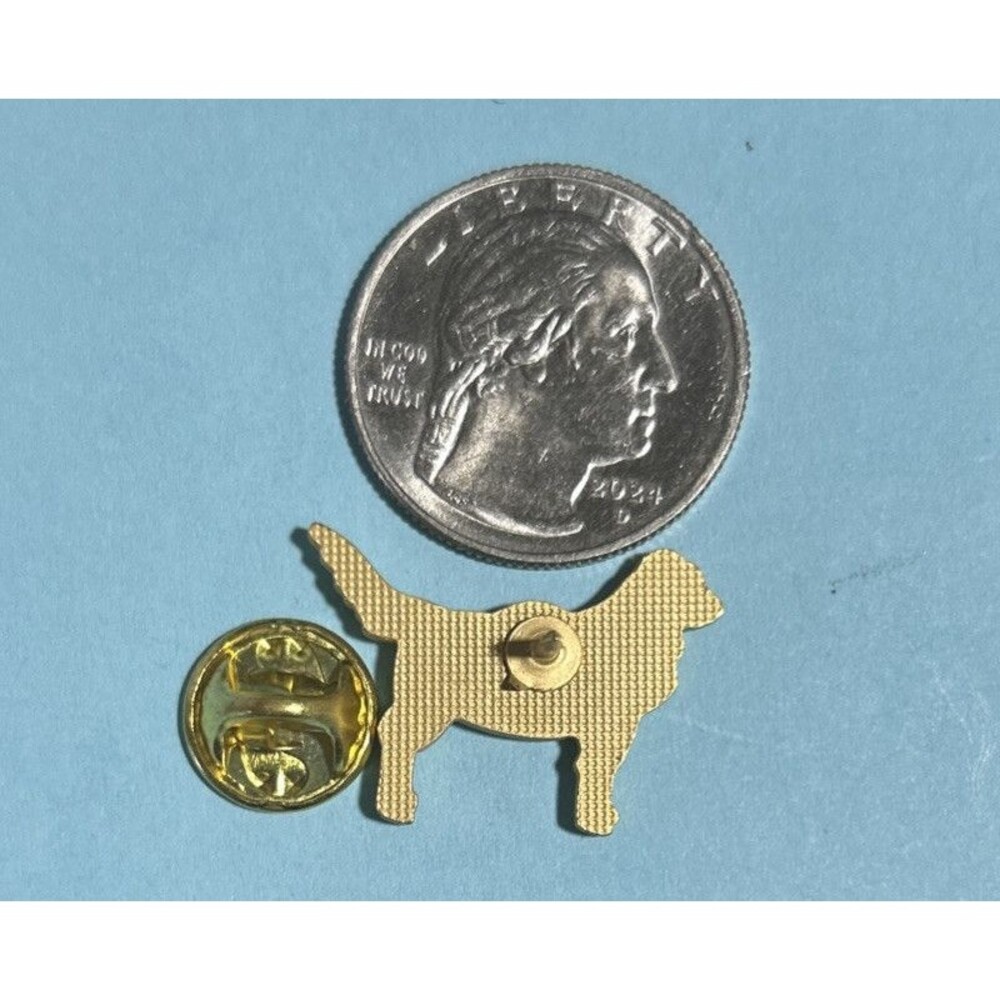 CCI Gold Colored Dog Lapel Pin Canine Companion for Independence - Picture 2 of 2